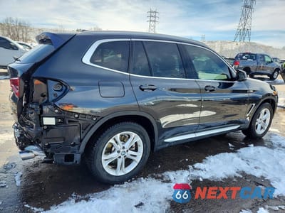 Trzecie zdjęcie samochodu z tyłu: 2021 BMW X3 XDRIVE30I VIN:5UXTY5C06M9D79670 - miniatura