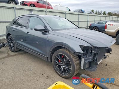Czwarte zdjęcie samochodu z boku: 2020 AUDI Q8 PREMIUM PLUS S-LINE VIN:WA1EVAF10LD018339 - miniatura