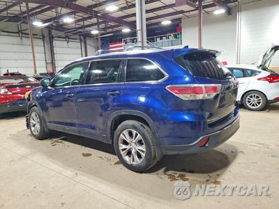 Drugie zdjęcie samochodu z przodu: 2015 TOYOTA HIGHLANDER XLE VIN:5TDJKRFH3FS142929 - miniatura