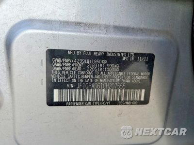 Zdjęcie 31 z 33 samochodu: 2012 SUBARU IMPREZA PREMIUM VIN:JF1GPAD61CH207555 - miniatura