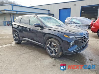 Czwarte zdjęcie samochodu z boku: 2023 HYUNDAI TUCSON LIMITED VIN:KM8JECAE1PU214706 - miniatura