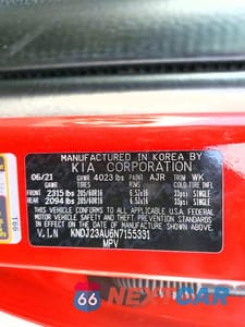 Zdjęcie 12 z 12 samochodu: 2022 KIA SOUL LX VIN:KNDJ23AU6N7155331 - miniatura