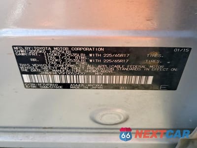 Zdjęcie 12 z 12 samochodu: 2015 TOYOTA RAV4 LE VIN:JTMZFREV5FD052420 - miniatura