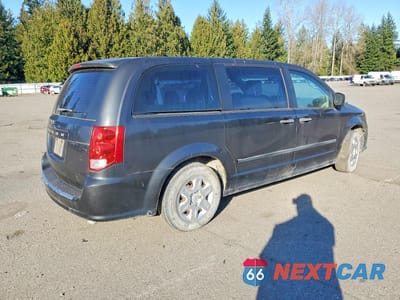 Trzecie zdjęcie samochodu z tyłu: 2012 DODGE GRAND CARAVAN SE VIN:2C4RDGBG3CR254133 - miniatura