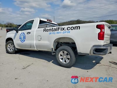 Drugie zdjęcie samochodu z przodu: 2021 CHEVROLET SILVERADO C1500 VIN:3GCNWAEFXMG464681 - miniatura