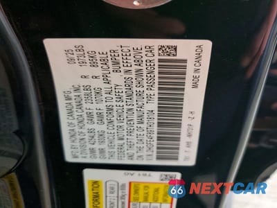 Zdjęcie 12 z 12 samochodu: 2026 HONDA CIVIC SPORT VIN:2HGFE4F89TH318104 - miniatura