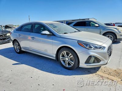 Czwarte zdjęcie samochodu z boku: 2019 HYUNDAI SONATA SEL VIN:5NPE34AF9KH730678 - miniatura