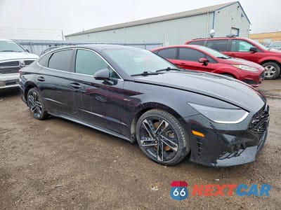 Czwarte zdjęcie samochodu z boku: 2022 HYUNDAI SONATA N LINE VIN:5NPEK4JC8NH139240 - miniatura