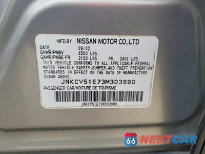 Zdjęcie 12 z 12 samochodu: 2003 INFINITI G35 BASE VIN:JNKCV51E73M303990 - miniatura