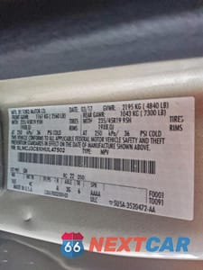 Zdjęcie 13 z 14 samochodu: 2017 LINCOLN MKC RESERVE VIN:5LMCJ3C9XHUL47502 - miniatura