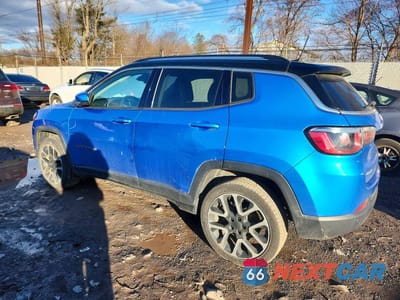 Drugie zdjęcie samochodu z przodu: 2019 JEEP COMPASS LIMITED VIN:3C4NJDCB9KT656386 - miniatura