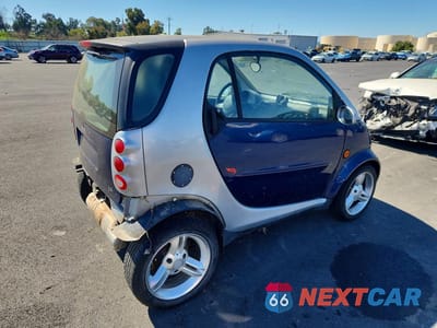 Trzecie zdjęcie samochodu z tyłu: 2006 SMART FORTWO VIN:WMEAJ00F06J299063 - miniatura