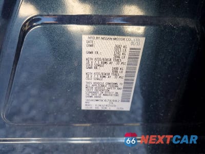 Zdjęcie 13 z 13 samochodu: 2013 NISSAN PATHFINDER S VIN:5N1AR2MM7DC676982 - miniatura