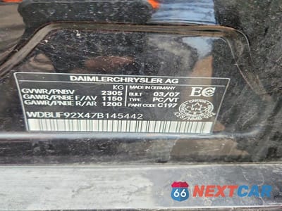 Zdjęcie 12 z 12 samochodu: 2007 MERCEDES-BENZ E 280 4MATIC VIN:WDBUF92X47B145442 - miniatura