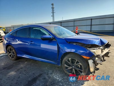 Czwarte zdjęcie samochodu z boku: 2021 HONDA CIVIC SPORT VIN:2HGFC2F80MH553809 - miniatura