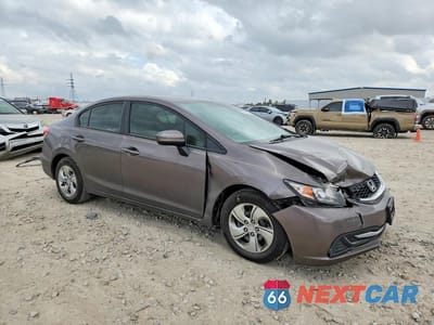 Czwarte zdjęcie samochodu z boku: 2015 HONDA CIVIC LX VIN:19XFB2F55FE008341 - miniatura