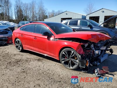 Czwarte zdjęcie samochodu z boku: 2024 AUDI S5 PRESTIGE VIN:WAUB4CF51RA092578 - miniatura