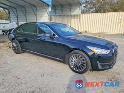 Czwarte zdjęcie samochodu z boku: 2017 GENESIS G90 3.3T PREMIUM VIN:KMHG34JA0HU032578 - miniatura