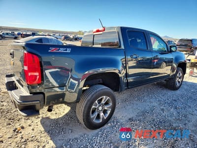 Trzecie zdjęcie samochodu z tyłu: 2018 CHEVROLET COLORADO Z71 VIN:1GCGTDENXJ1199989 - miniatura