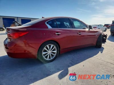 Trzecie zdjęcie samochodu z tyłu: 2014 INFINITI Q50 HYBRID PREMIUM VIN:JN1AV7ARXEM700140 - miniatura