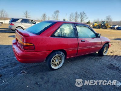 Trzecie zdjęcie samochodu z tyłu: 1993 FORD ESCORT LX VIN:1FAPP11J8PW293683 - miniatura
