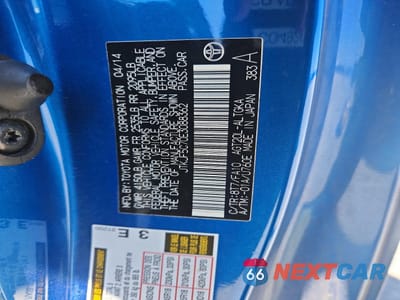 Zdjęcie 12 z 12 samochodu: 2014 SCION TC BASE VIN:JTKJF5C70E3088362 - miniatura