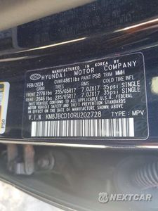 Zdjęcie 13 z 13 samochodu: 2024 HYUNDAI TUCSON HYBRID BLUE VIN:KM8JBCD10RU202728 - miniatura