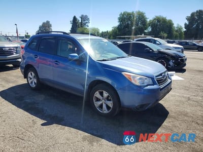 Czwarte zdjęcie samochodu z boku: 2015 SUBARU FORESTER 2.5I PREMIUM VIN:JF2SJADC0FH437430 - miniatura
