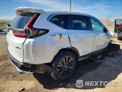Trzecie zdjęcie samochodu z tyłu: 2022 HONDA CR-V EX VIN:2HKRW2H53NH666314 - miniatura