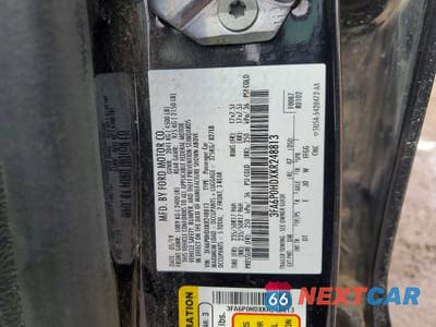 Zdjęcie 12 z 12 samochodu: 2019 FORD FUSION SE VIN:3FA6P0HDXKR248813 - miniatura