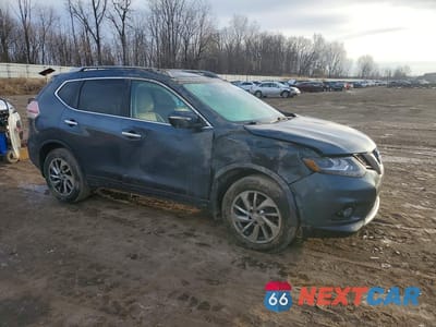 Czwarte zdjęcie samochodu z boku: 2014 NISSAN ROGUE VIN:5N1AT2MV3EC784690 - miniatura