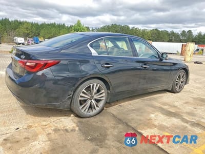 Trzecie zdjęcie samochodu z tyłu: 2021 INFINITI Q50 SENSORY VIN:JN1EV7CP1MM701379 - miniatura