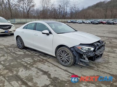 Czwarte zdjęcie samochodu z boku: 2021 MERCEDES-BENZ CLA 250 4MATIC VIN:W1K5J4HB5MN186603 - miniatura