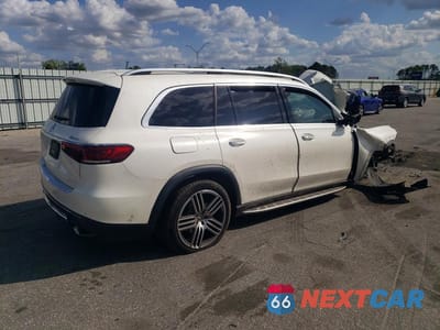 Trzecie zdjęcie samochodu z tyłu: 2020 MERCEDES-BENZ GLS 450 4MATIC VIN:4JGFF5KE1LA242868 - miniatura