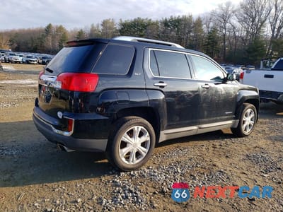 Trzecie zdjęcie samochodu z tyłu: 2016 GMC TERRAIN SLT VIN:2GKFLPE36G6128682 - miniatura