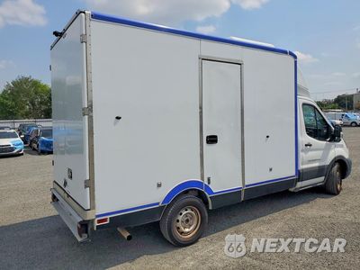 Trzecie zdjęcie samochodu z tyłu: 2021 FORD TRANSIT DELIVERY TRUCK VIN:1FDBW5Z85MKA79958 - miniatura