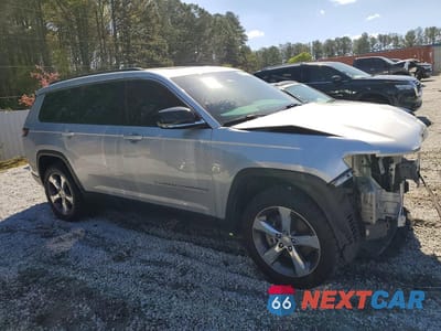 Czwarte zdjęcie samochodu z boku: 2021 JEEP GRAND CHEROKEE L LIMITED VIN:1C4RJJBG3M8126123 - miniatura
