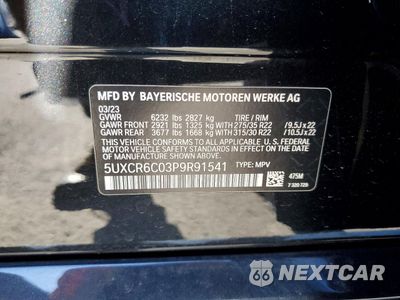 Zdjęcie 13 z 14 samochodu: 2023 BMW X5 XDRIVE40I VIN:5UXCR6C03P9R91541 - miniatura