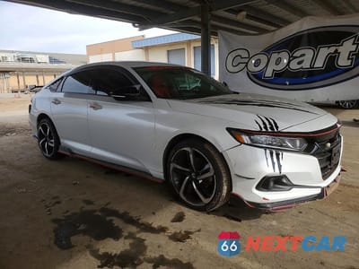 Czwarte zdjęcie samochodu z boku: 2022 HONDA ACCORD LX VIN:1HGCV1F12NA071014 - miniatura