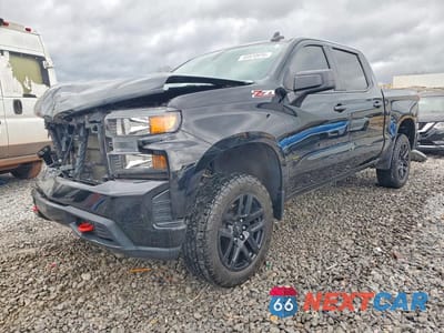 2021 CHEVROLET SILVERADO K1500 TRAIL BOSS CUSTOM 1GCPYCEF9MZ254104 - główne zdjęcie licytacji z USA - miniatura