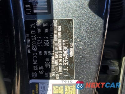 Zdjęcie 13 z 13 samochodu: 2019 KIA FORTE LXS VIN:3KPF24ADXKE037371 - miniatura