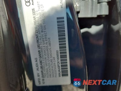 Zdjęcie 12 z 12 samochodu: 2019 AUDI A3 PREMIUM VIN:WAUAUGFF2K1009550 - miniatura