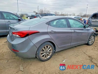 Trzecie zdjęcie samochodu z tyłu: 2014 HYUNDAI ELANTRA SE VIN:5NPDH4AE1EH495184 - miniatura
