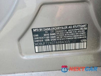 Zdjęcie 12 z 12 samochodu: 2007 MERCEDES-BENZ E 550 VIN:WDBUF72X07A984305 - miniatura