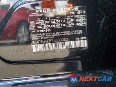 Zdjęcie 13 z 13 samochodu: 2018 MERCEDES-BENZ GLA 250 VIN:WDCTG4EB7JJ530353 - miniatura