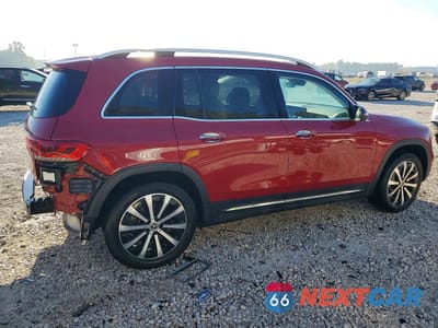 Trzecie zdjęcie samochodu z tyłu: 2021 MERCEDES-BENZ GLB 250 VIN:W1N4M4GB8MW090837 - miniatura