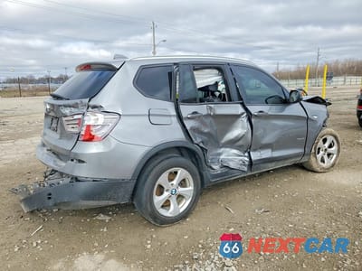 Trzecie zdjęcie samochodu z tyłu: 2012 BMW X3 XDRIVE28I VIN:5UXWX5C53CL720100 - miniatura