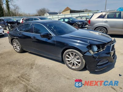 Czwarte zdjęcie samochodu z boku: 2021 ACURA TLX VIN:19UUB5F33MA005396 - miniatura