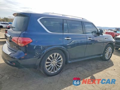 Trzecie zdjęcie samochodu z tyłu: 2015 INFINITI QX80 BASE VIN:JN8AZ2NC9F9371658 - miniatura