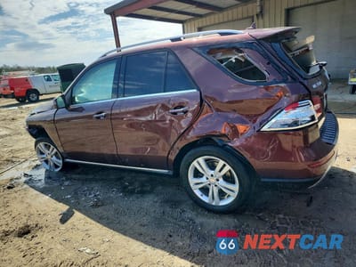 Drugie zdjęcie samochodu z przodu: 2013 MERCEDES-BENZ ML 350 4MATIC VIN:4JGDA5HBXDA118098 - miniatura